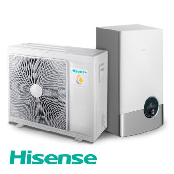 Термопомпа въздух-вода Hisense Hi-Therma split 16 kW, сплит, монофазна