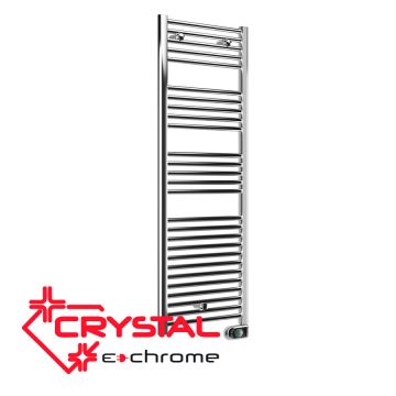 Електрическа лира за баня Crystal E-CHROME 450 W, 1375×480 mm