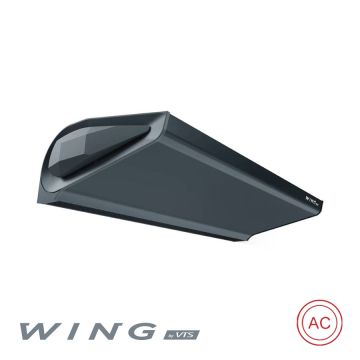 Въздушна завеса WING E100 AC с 3-скоростен вентилатор, цвят антрацитно сиво (RAL 7016)