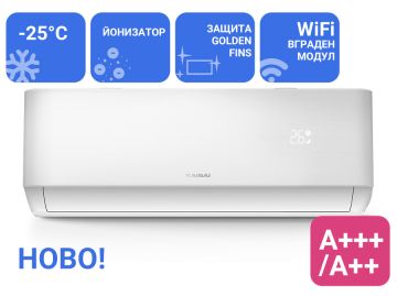 Инверторен стенен климатик KAISAI WHITE PRO HEAT + KRW-09TLHI / KRWB-09TLHO