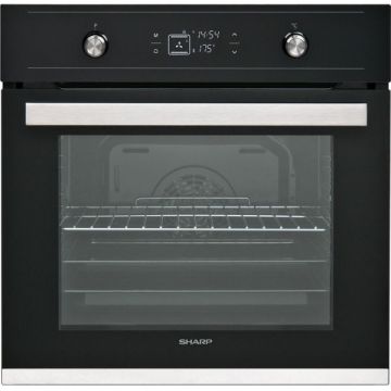 Фурна за вграждане Sharp K-60V19BQM , 69 L , Push бутони , А , Каталитични панели