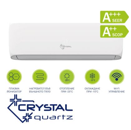 Инверторен климатик Crystal Quartz 09H-KA, високостенен