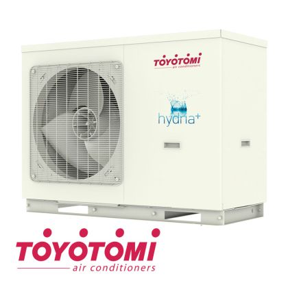 Инверторна термопомпа въздух-вода TOYOTOMI hydria+ THMUSG412/3R32, моноблок