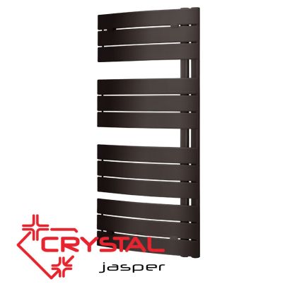 Водна лира за баня Crystal JASPER, 500 W, черен мат