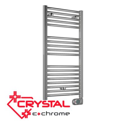 Електрическа лира за баня Crystal E-CHROME 300 W, 920×480 mm