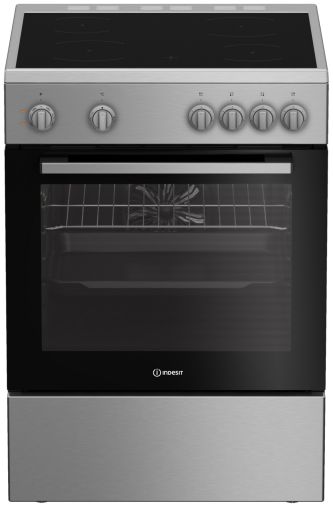 Готварска печка с керамичен плот Indesit I6V8KMX