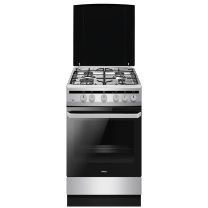 Готварска печка (газ) AMICA 507GG5.43HZpMs(Xx) , 4 Газови , INOX