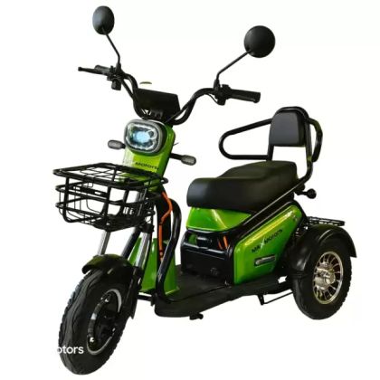 Двуместна електрическа триколка -  MaxMotors Pudding 600W Green