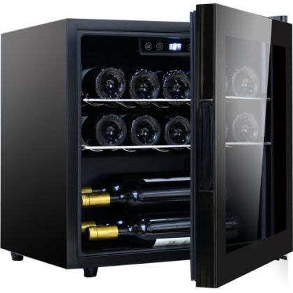 Хладилна витрина Finlux WC14B40SZ (ВИНАРНА) , 42 l, G , Черен