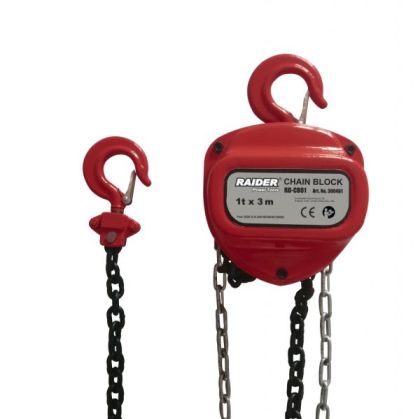 Raider Лебедка с верига 1tх3m RD-CB01