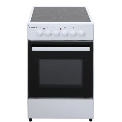 Готварска печка (ток) Crown CEC-5060V W , 4 ток , Бял