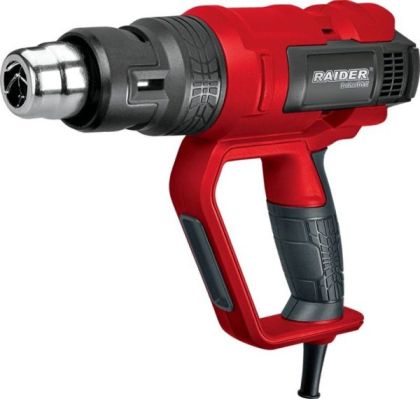 Raider Пистолет за горещ въздух 2000W 2степ. LCD display + аксесоари в куфар RDI-HG24