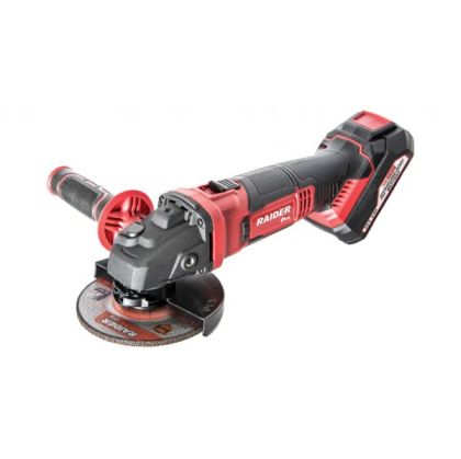 RAIDER Ъглошлайф акум. Li-ion Ø125mm 10000min-1 20V 2Ah 1h в куфар RDP-SAG20 Set