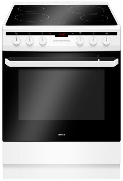 Готварска печка с керамичен плот AMICA 618CE3.30HTA(W) 55945