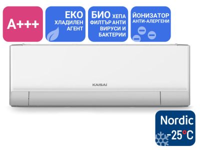 Инверторен стенен климатик KAISAI PRO HEAT KRP-12MEHI / KRP-12MEHO NORDIC