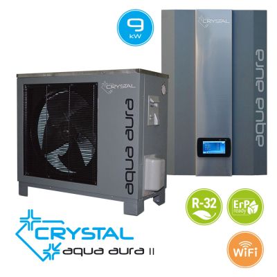 Инверторна термопомпа въздух-вода Crystal Aqua Aura II 19S, трифазна