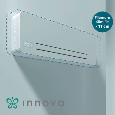 Високостенен вентилаторен конвектор Innova Filomuro Slim Fit SW 800 с безжично IR дистанционно, десен