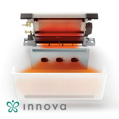 Вентилаторен конвектор Innova Airleaf RS 400 с лъчист челен панел + модулиращо управление ECA644II