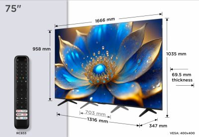 Телевизор TCL QLED75P79K