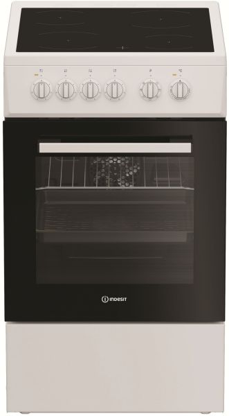 Готварска печка с керамичен плот Indesit I5V8PMW