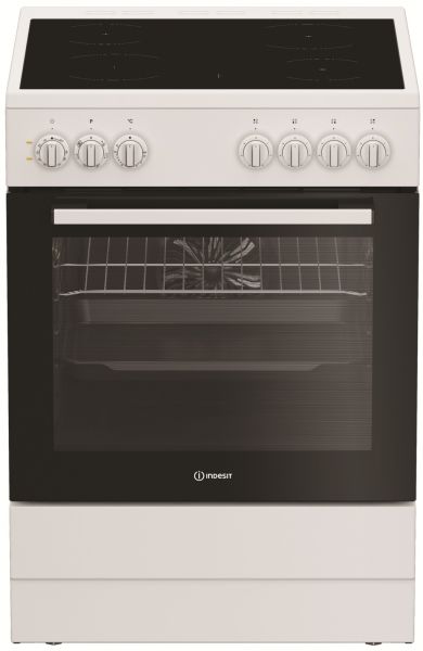 Готварска печка с керамичен плот Indesit I6V5PMW