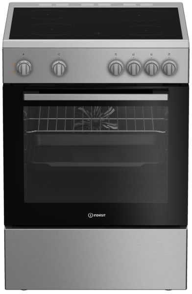 Готварска печка с керамичен плот Indesit I6V8KMX