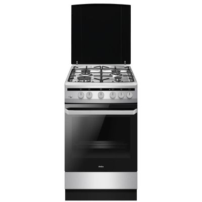 Готварска печка (газ) AMICA 507GG5.43HZpMs(Xx) , 4 Газови , INOX