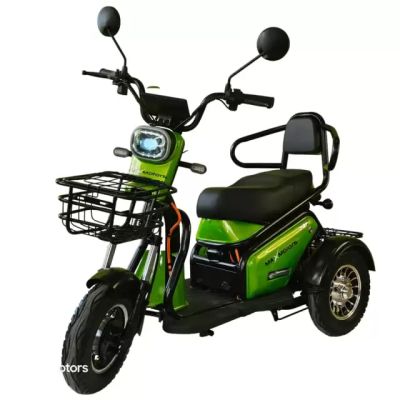 Двуместна електрическа триколка -  MaxMotors Pudding 600W Green