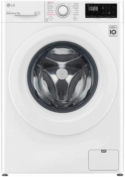 Перална машина LG F2WV3S7S3E , 1200 об./мин., 7 kg, D , Бял