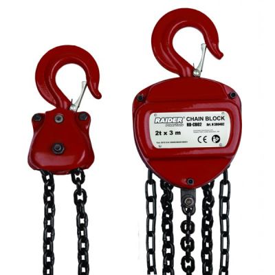 Raider Лебедка с верига 2tх3m RD-CB02
