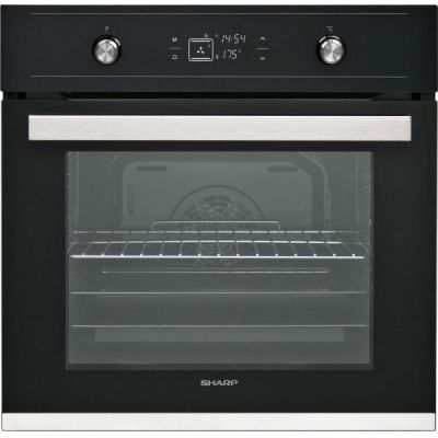 Фурна за вграждане Sharp K-60V19BQM , 69 L , Push бутони , А , Каталитични панели