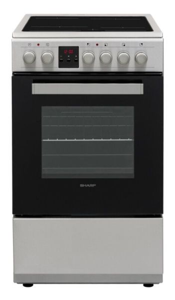 Готварска печка  Sharp KF-56FVDD22IM-CH , INOX , Керамични
